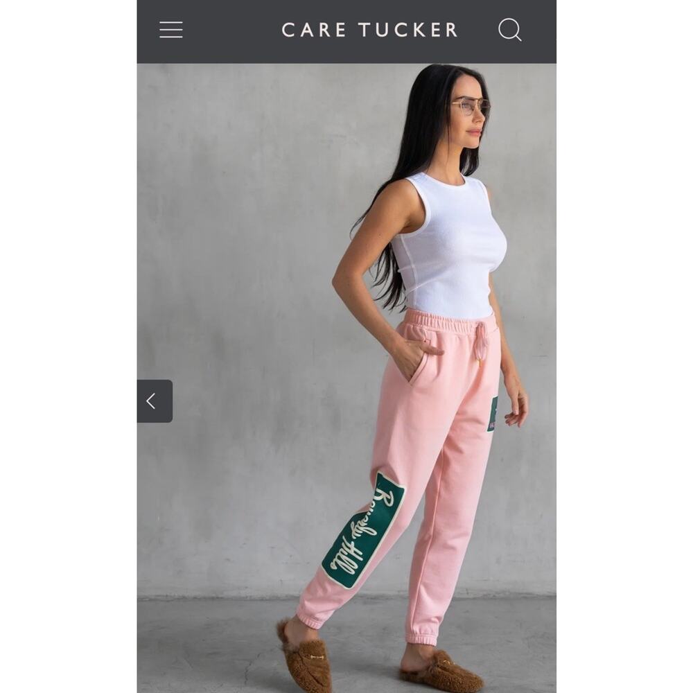 Care Tucker Care Classic Sweatpants Pink Comfy 100% Cotton Soft